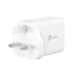65W Gan Usb-c 3-PORT Charger Uk White | APLIUM