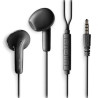 Auriculares Intrauditivos NGS Cross Flip/ con Micrófono/ Jack 3.5/ Neg