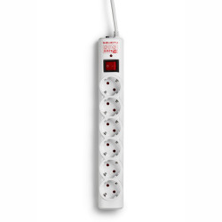 Regleta Electrica Sps Safe 6 6 Tomas Schuko | APLIUM