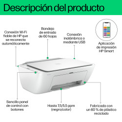 HP DeskJet 2810E All-in-one HP+ 7.5PPM Wireless Print Scan C | APLIUM
