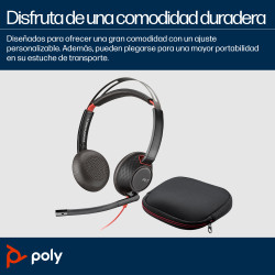 Poly Blackwire 5220 Stereo Usb-c HEADSET+3.5MM PLUG+USB-C/A | APLIUM