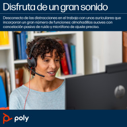 Poly Blackwire 5220 Stereo Usb-c HEADSET+3.5MM PLUG+USB-C/A | APLIUM