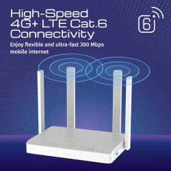 Keenetic Hero 4G+ (KN-2311) MODEM/ROUTER 4G 4 Porte 1GBPS Wi | APLIUM