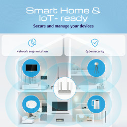 Keenetic Hero 4G+ (KN-2311) MODEM/ROUTER 4G 4 Porte 1GBPS Wi | APLIUM