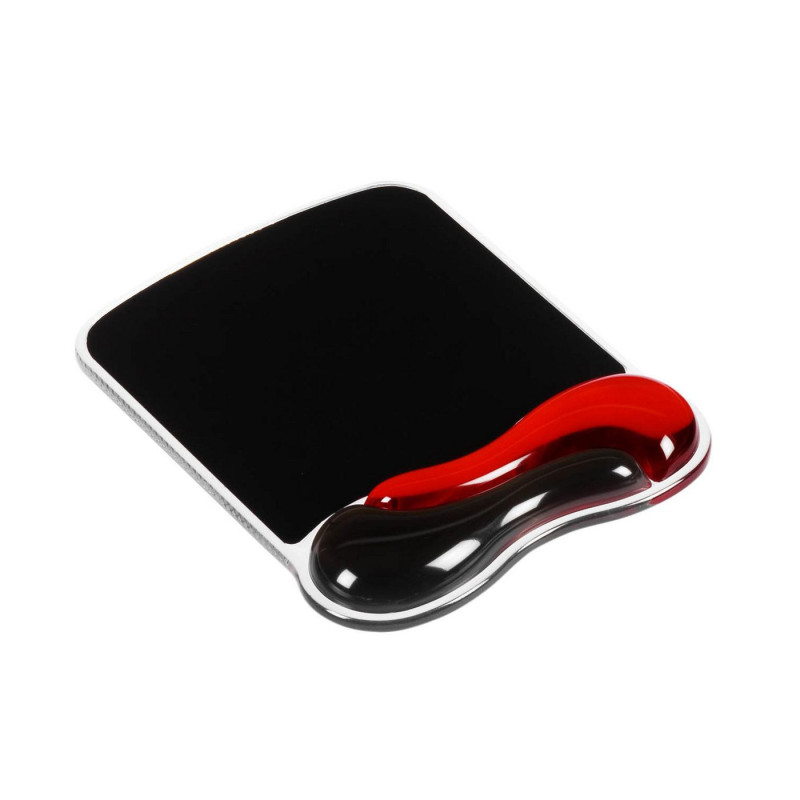Alfombrilla REPOSAMU#ECAS Raton Duo Gel Color Rojo Y Negro | APLIUM