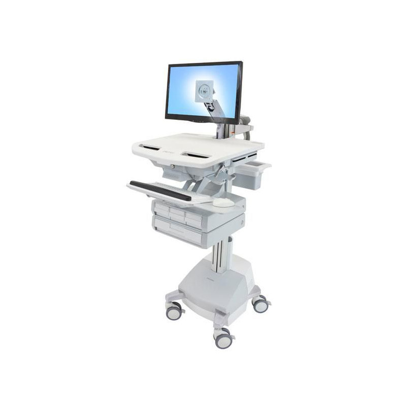 Styleview Cart With Lcd Arm Sla Powered 4 Drawers Eu | APLIUM