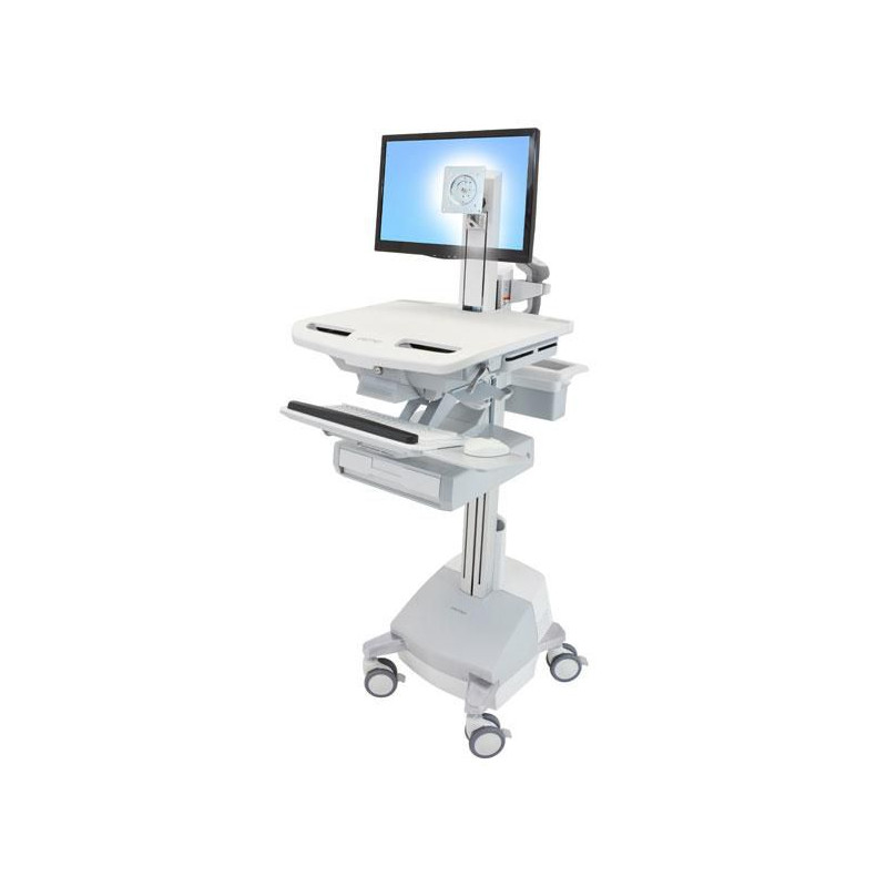 Styleview Cart With Lcd Pivot Sla Powered 1 Drawer Eu | APLIUM