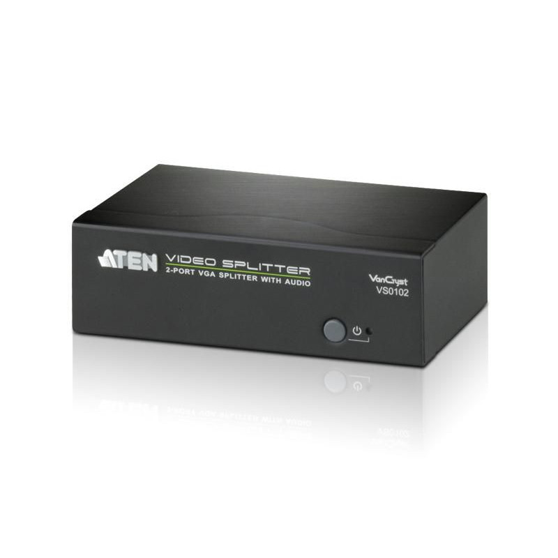 2-PORT VGA Splitter With Audio + RS-232 | APLIUM