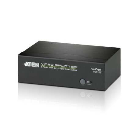 2-PORT VGA Splitter With Audio + RS-232 | APLIUM