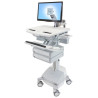 Styleview Cart With Lcd Arm Sla Powered 2 Drawers Ch | APLIUM