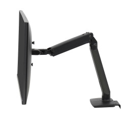 Mxv Desk Monitor Arm With Under Mount Clamp Matte Black | APLIUM