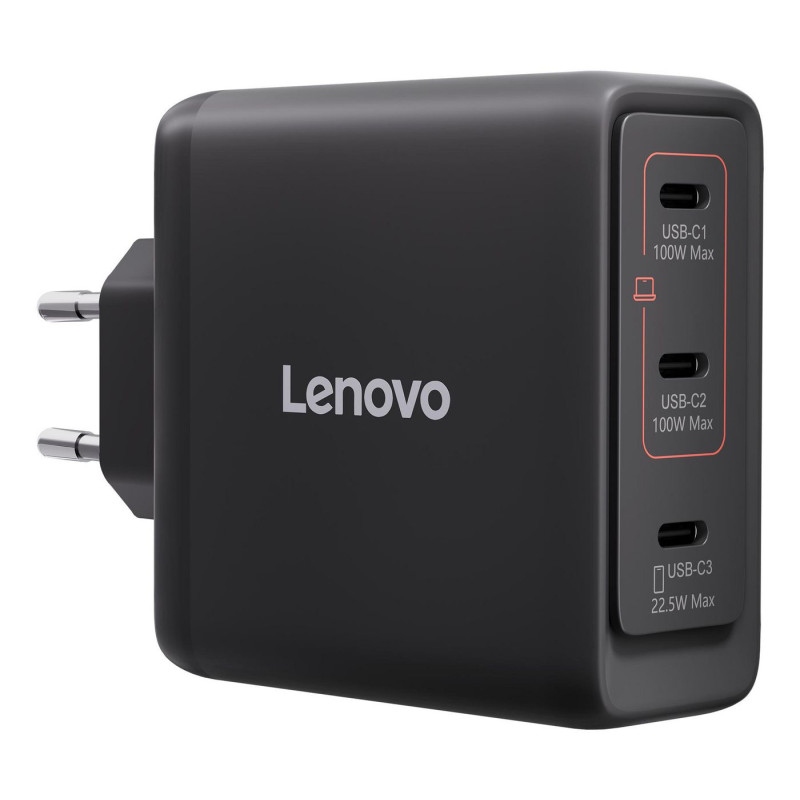 Lenovo Multi-port Usb-c 100W Ga Gan Charger Black -EU | APLIUM
