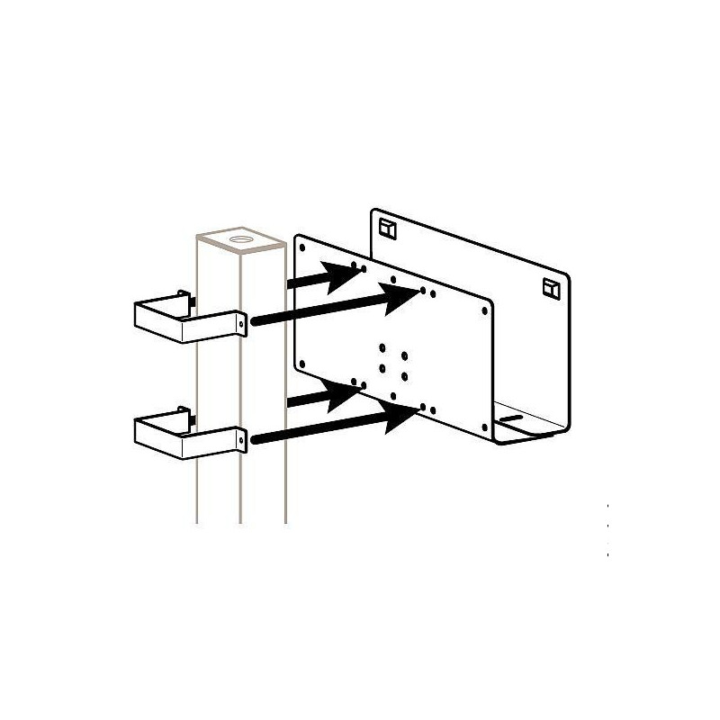 BRACKET.MOUNT Periph To 3INX3IN Post | APLIUM