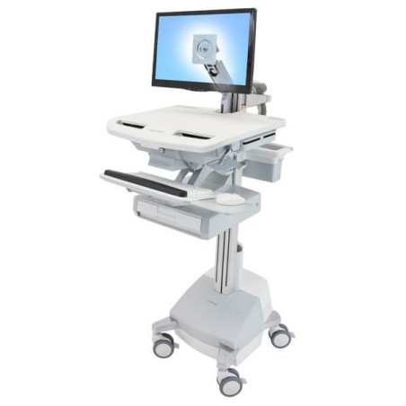 Styleview Cart With Lcd Arm Sla Powered 1 Drawer Eu | APLIUM