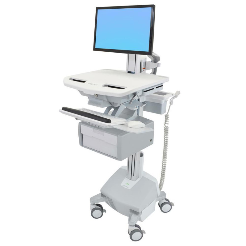 Styleview Cart With Lcd Pivot Life Powered Tall Drawer Ch | APLIUM