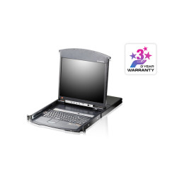 8-PORT 17 Lcd CAT5E/6 Kvm Over IP Switch | APLIUM