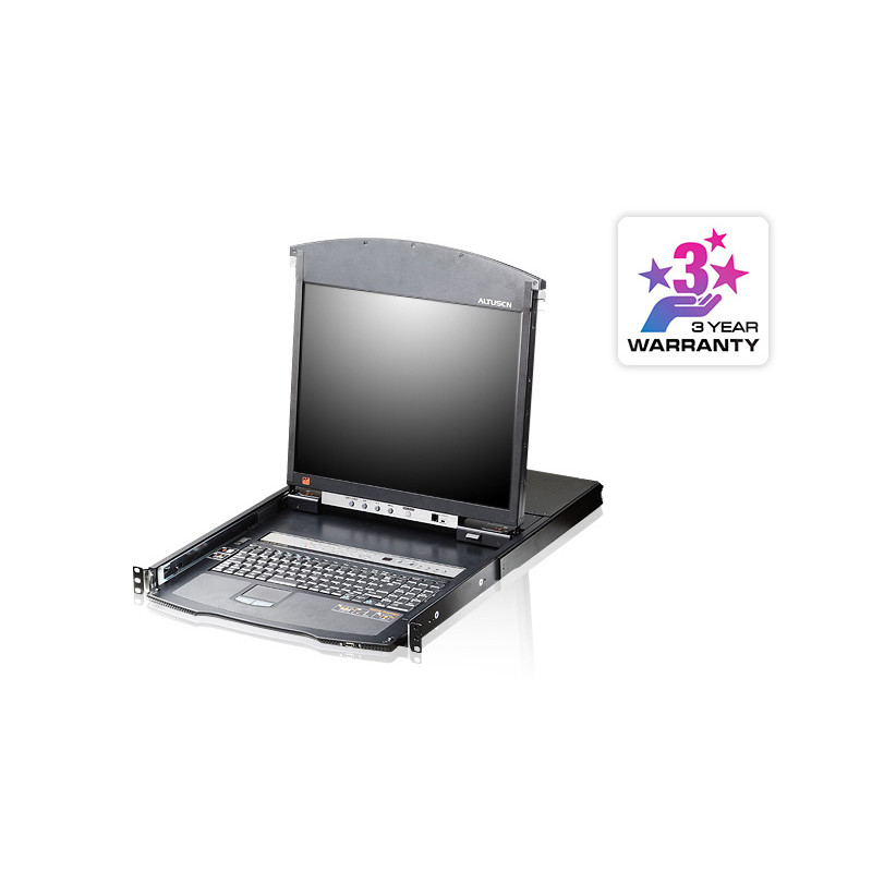 8-PORT 17 Lcd CAT5E/6 Kvm Over IP Switch | APLIUM