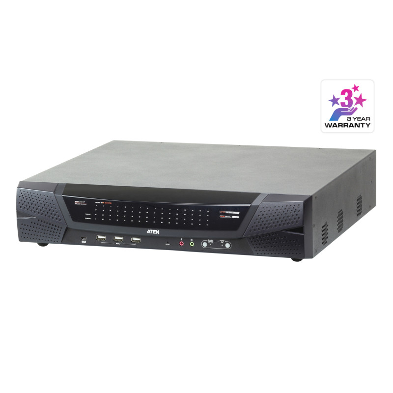 64-PORT 5-BUS Kvm Over IP Switc H With Aud Virt Media Suppor | APLIUM