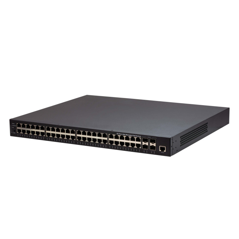 52-PORT Gbe PoE Managed Switch | APLIUM