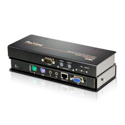 PS/2 VGA Kvm Extender With Audi O And RS-232 + Deskew (300M) | APLIUM