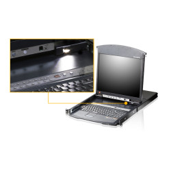 16-PORT 17 Lcd CAT5E/6 Kvm Ove R IP Switch | APLIUM