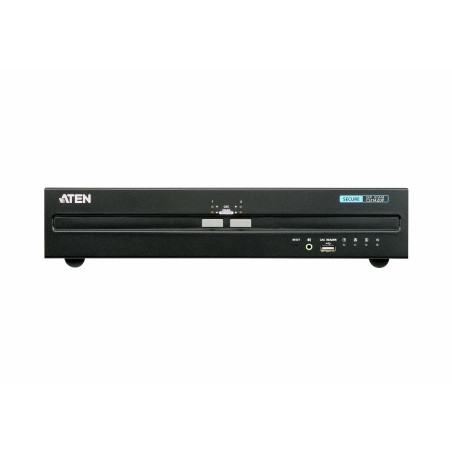 Aten Switch KVM seguro DisplayPort dual display USB de 2 pue | APLIUM