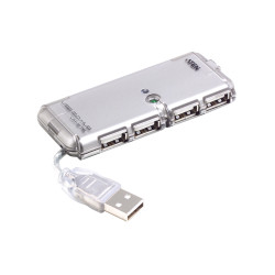 4-PORT USB 2.0 Hub (INCLUDING 2 6AMP Power SUPPLY) | APLIUM