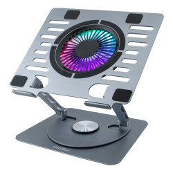 Coolair 1VRGB Aluminum Laptop Cooling Stand For 17.3IN Lapto | APLIUM