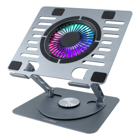 Coolair 1VRGB Aluminum Laptop Cooling Stand For 17.3IN Lapto | APLIUM