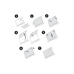 Privacy Filter 2 Way Adhesive For Microsoft Surface Go | APLIUM
