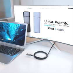 AISENS - CABLE USB 3.1 GEN2 10GBPS AOC 4K60HZ 3A 60W E-MARK | APLIUM