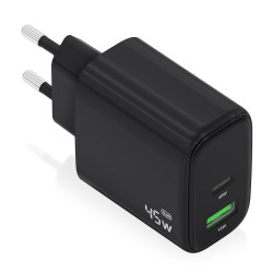 Cargador de Pared GaN Aisens A110-0972/ 1xUSB Tipo-C/ 1xUSB/ | APLIUM