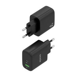 Cargador de Pared GaN Aisens A110-0972/ 1xUSB Tipo-C/ 1xUSB/ | APLIUM