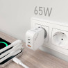AISENS - Charger Gan 65W 2XUSB-C PD3.0 QC4.0 1XUSB-A QC3.0 | APLIUM