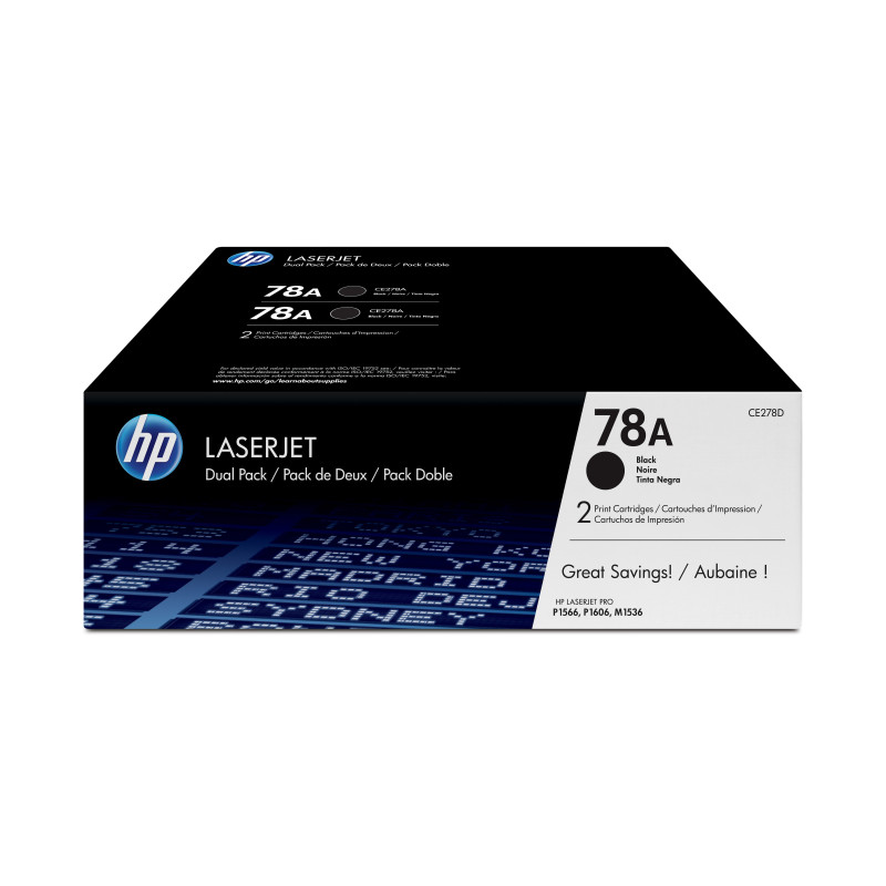 Toner Cartridge 78A Black Dual Pack | APLIUM