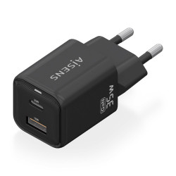 Charger Gan 35W 1XUSB-C PD3.0 QC4.0 1XUSB-A QC3.0 Black | APLIUM