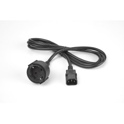 Output Cable Iec C14 / Schuko 2 M 10 A | APLIUM