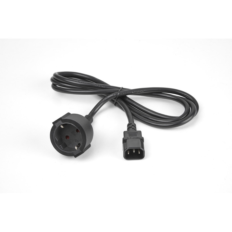 Output Cable Iec C14 / Schuko 2 M 10 A | APLIUM