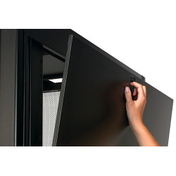 Netshelter Sx 48U 600X1200MM Enclosure W/DOORS Blk No Sides | APLIUM