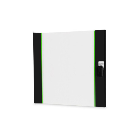 Glass front door for 12U wall