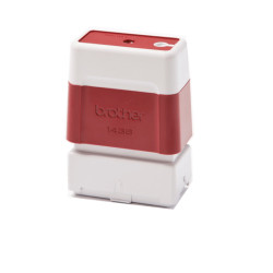 Pack 6 Red self-inking stamps 14x38
