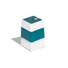 Pack 6 Green self-inking stamps 30x30