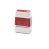 Pack 6 Red self-inking stamps 14x38
