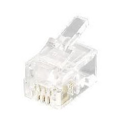 Telephone Plug, Rj11, 4P4C