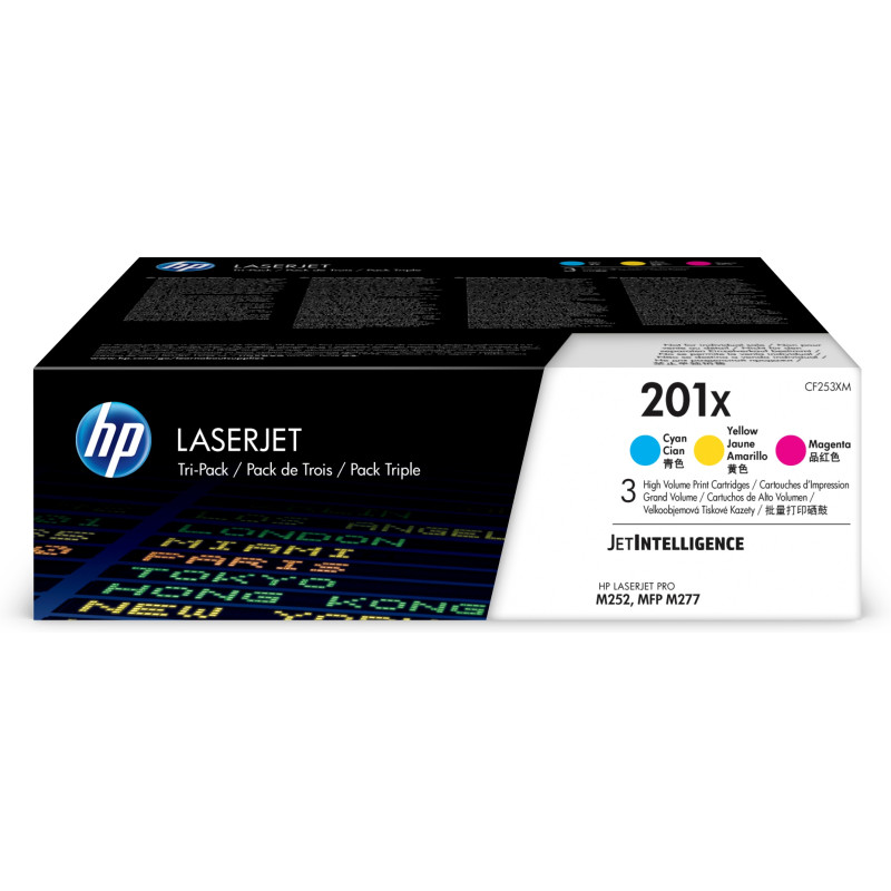 HP 201X HY Original LaserJet 3pk CMY