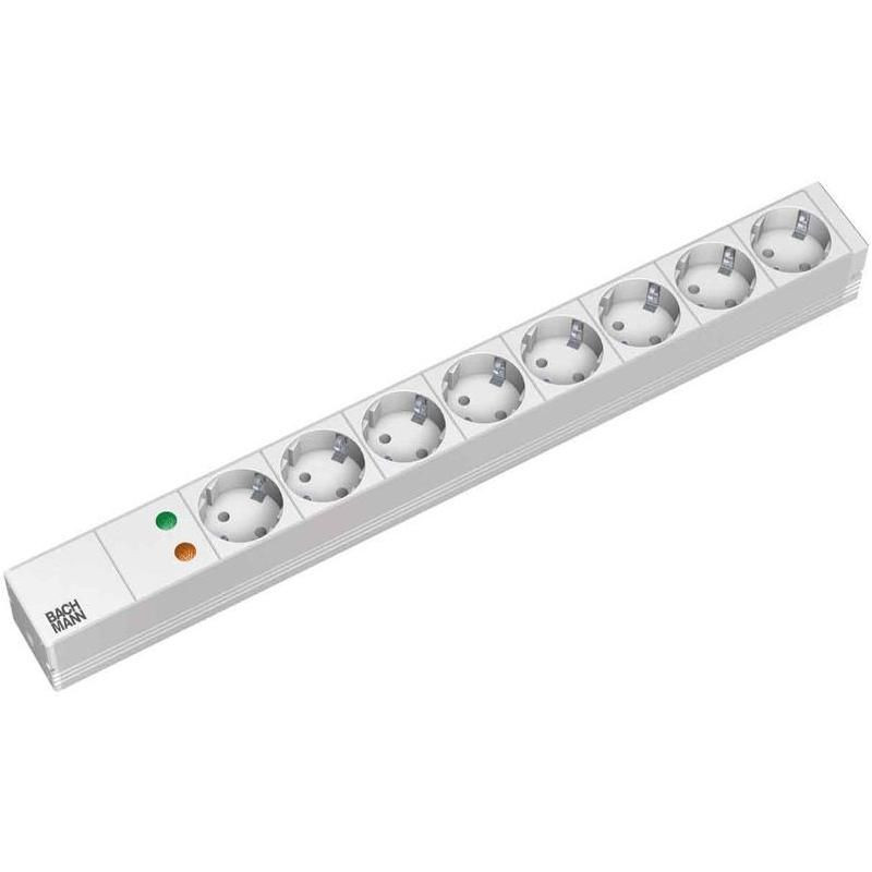 19" socket outlet ALU 1U