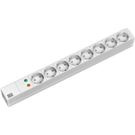 19" socket outlet ALU 1U