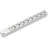 19" socket outlet ALU 1U