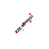 Tape/TZEMPPH31 12 MM BLACK ON PINK HEART