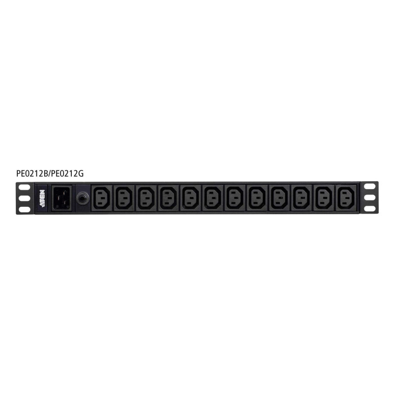1U 16A 12Port Basic PDU